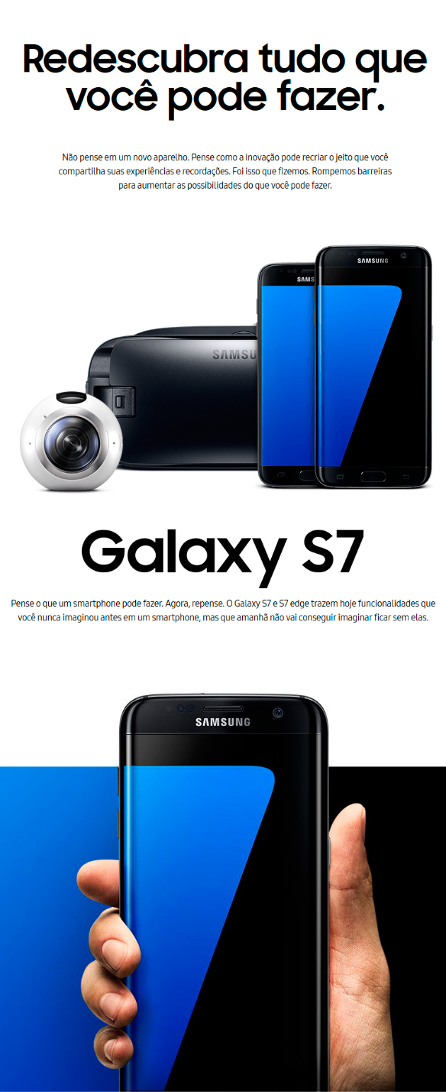 Samsung Galaxy S7 - apresentação