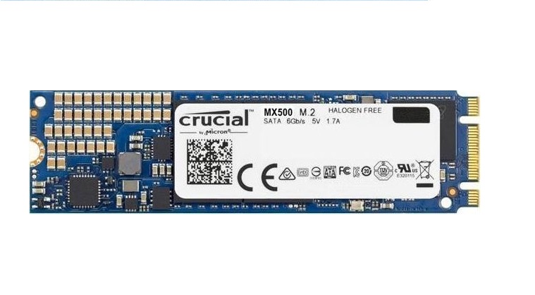 CRUCIAL HD SSD 500GB MX500 M.2 CT500MX500SSD4 INTERNO