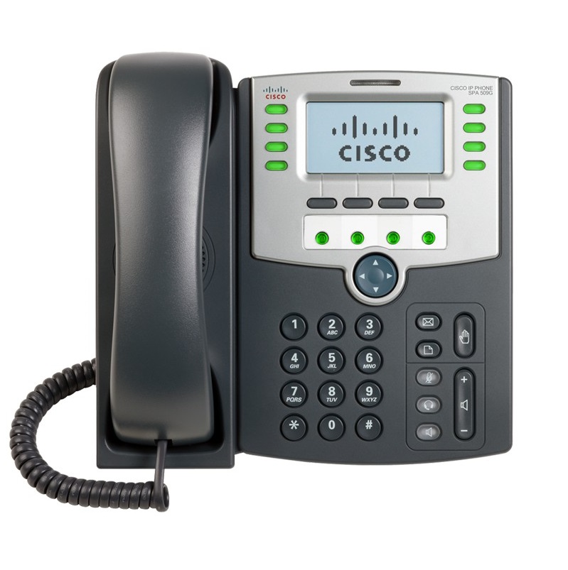 CISCO VOIP SPA509-G 12 LINHAS IP PHONE COM 02P SWITCH POE LC