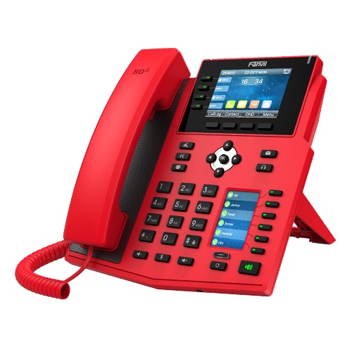 FANVIL TELEFONE X5U-RED IP 16 LINHAS EMPRESARIAL (POE)2P GB