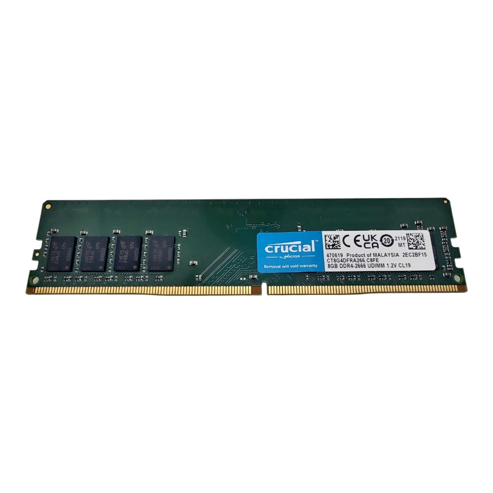 CRUCIAL MEMORIA 8GB DDR4 2666MHZ UDIMM CT8G4DFRA2666
