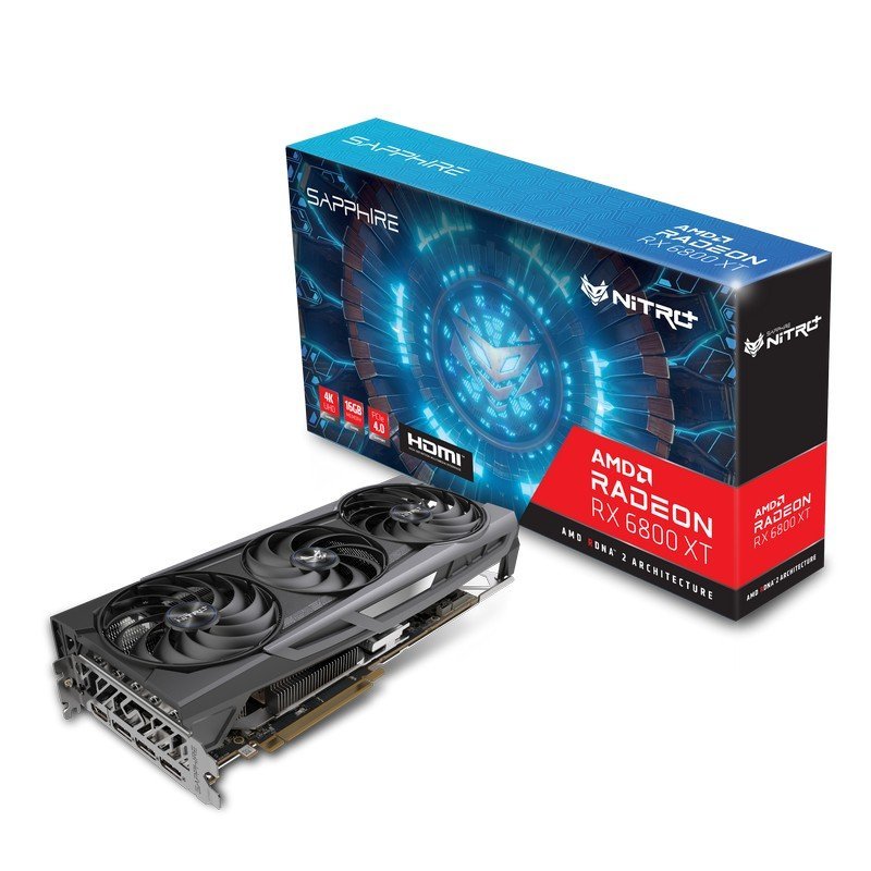 PLACA DE VIDEO 16GB RX6800 XT 2360MHZ GDDR6 SAPPHIRE REFUR